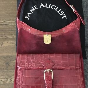 Made in Italy Suede and Leather Vintage Purse.